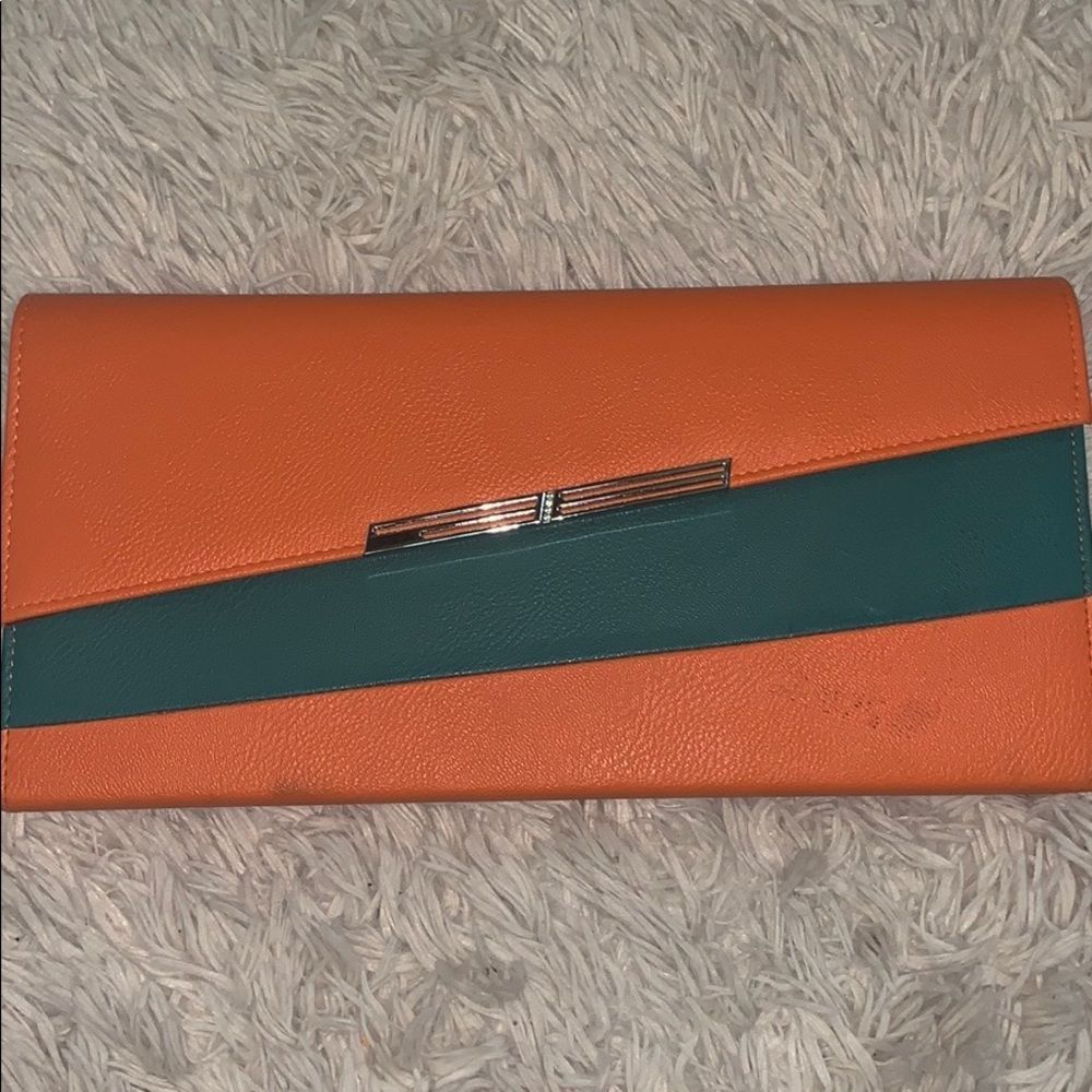 Orange Statement Purse 